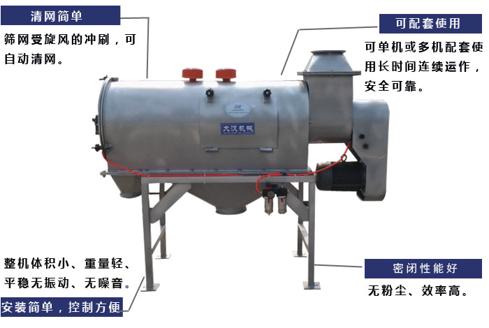 WQS30-100氣流篩產(chǎn)品特點(diǎn)